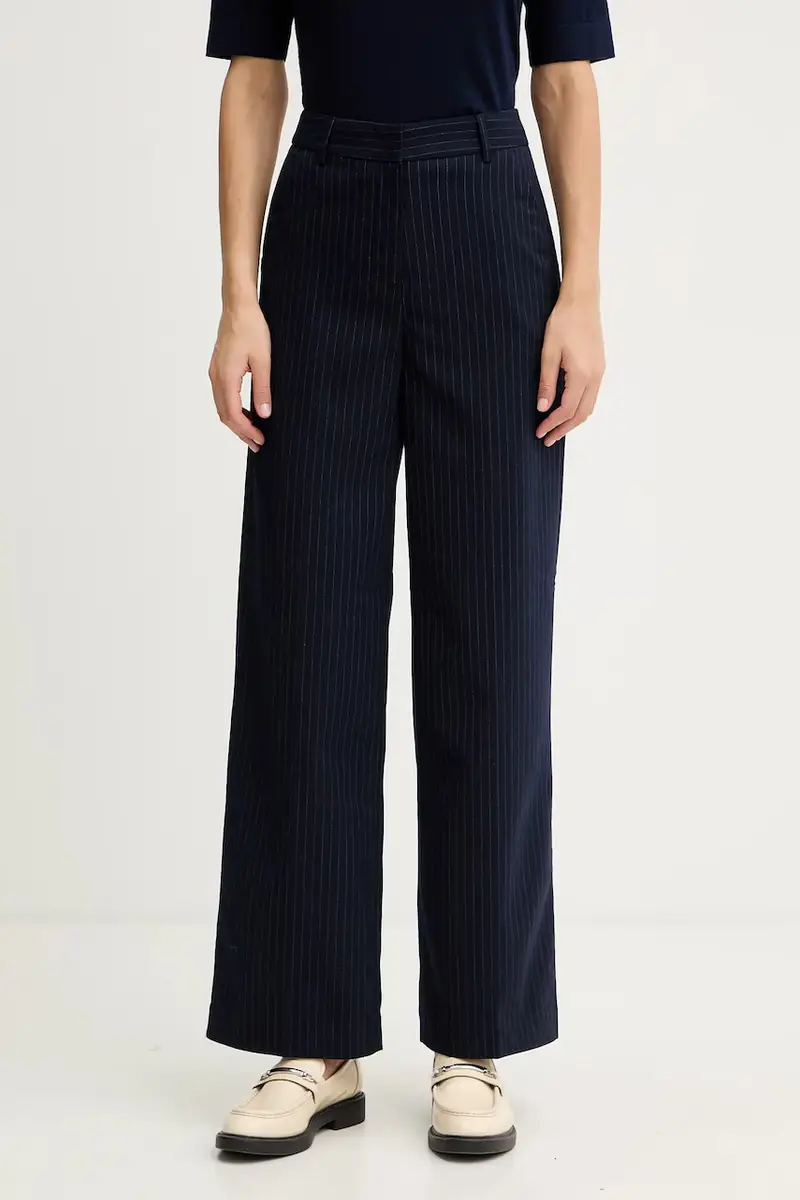 pantaloni donna colore blu navy 4X8MDF07F