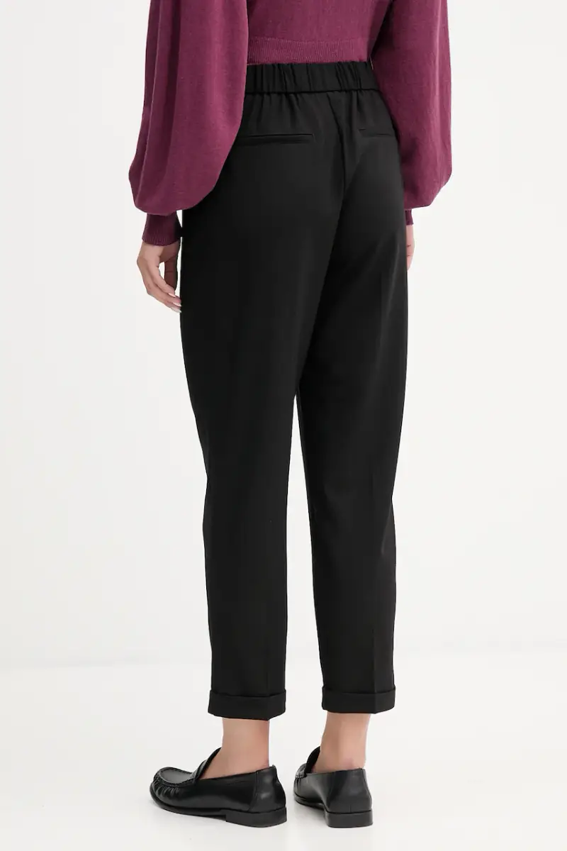 pantaloni donna colore nero 4962DF079 miniatura 3