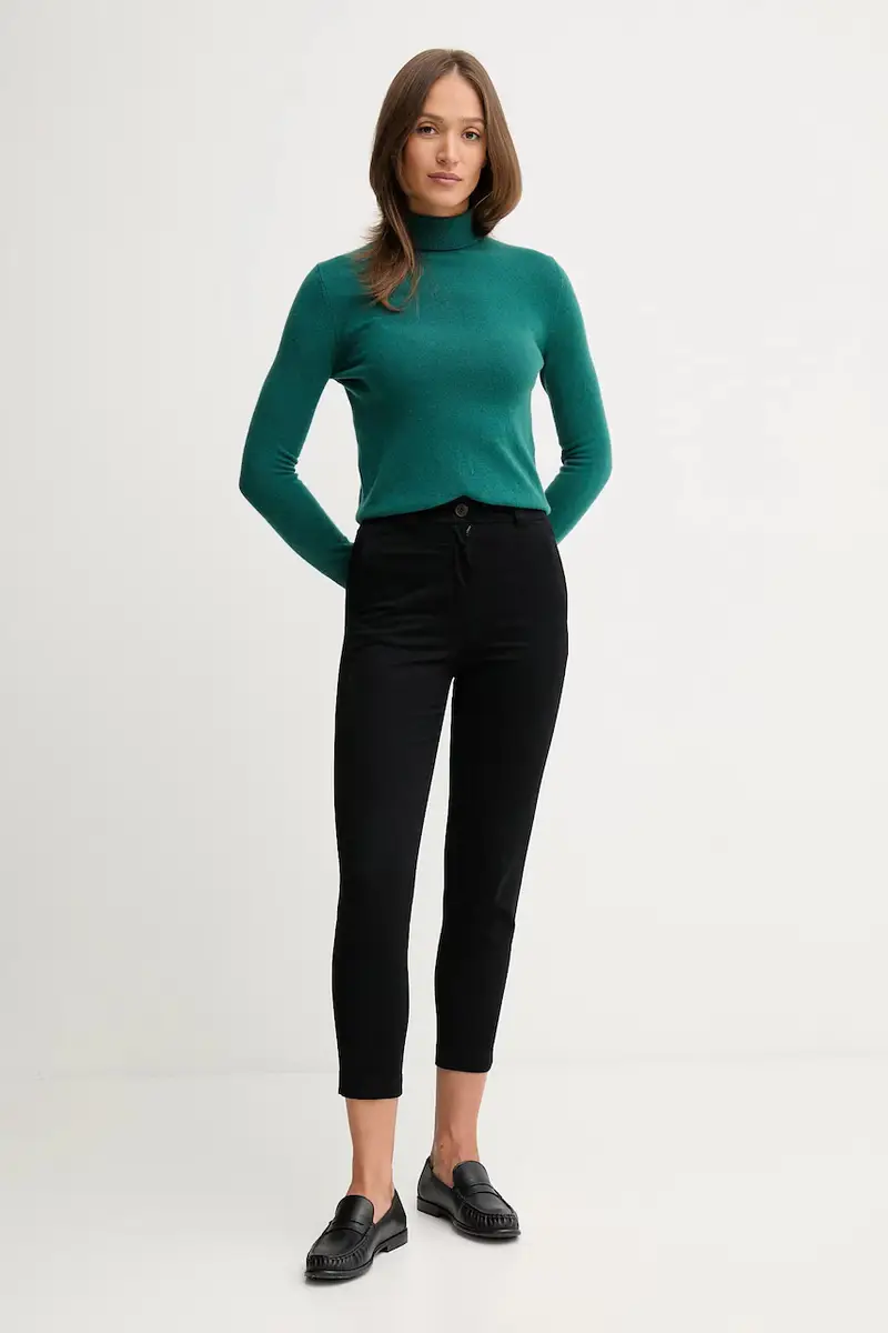 pantaloni donna colore nero 4FRXDF096 miniatura 2