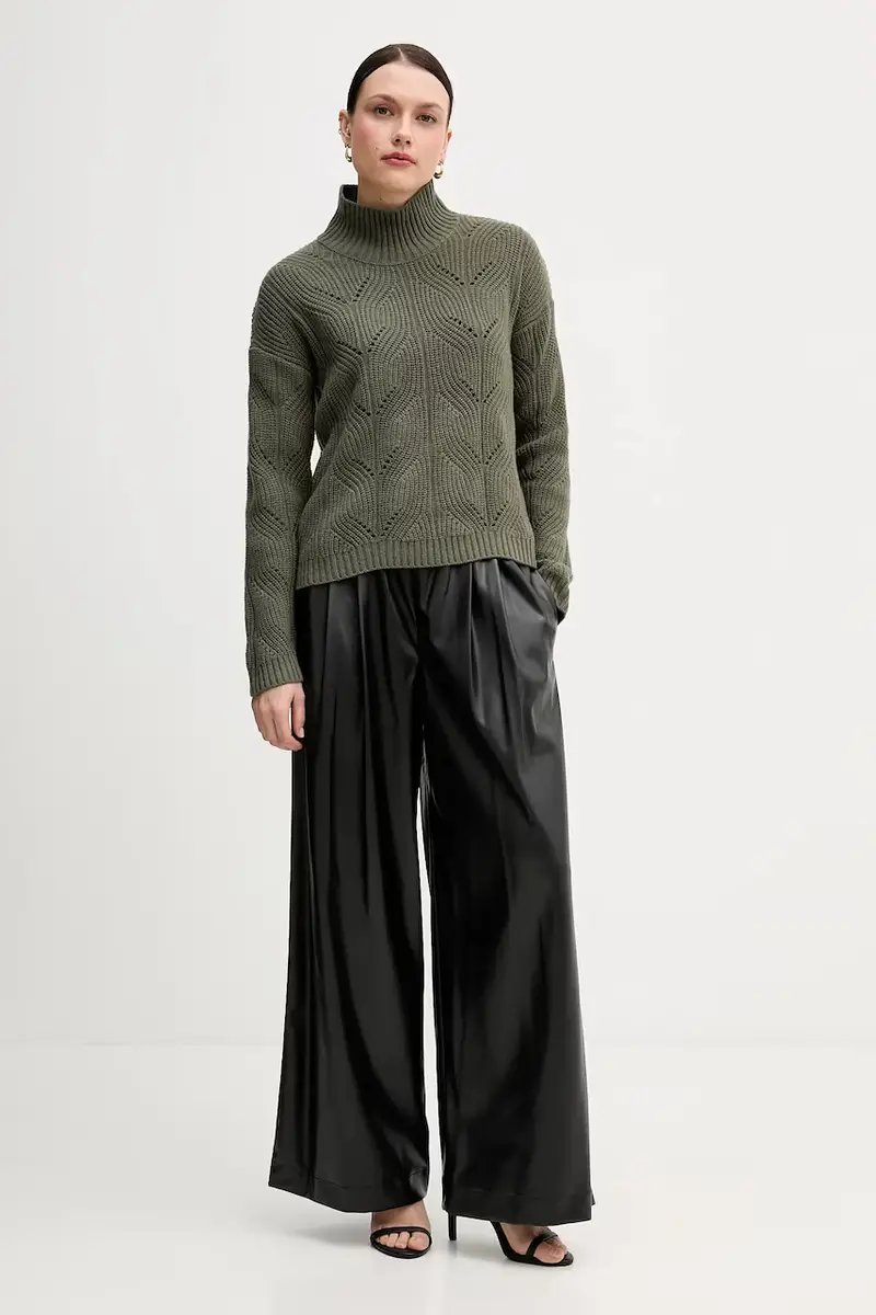 pantaloni donna colore nero 4M3CDF0A8 miniatura 2