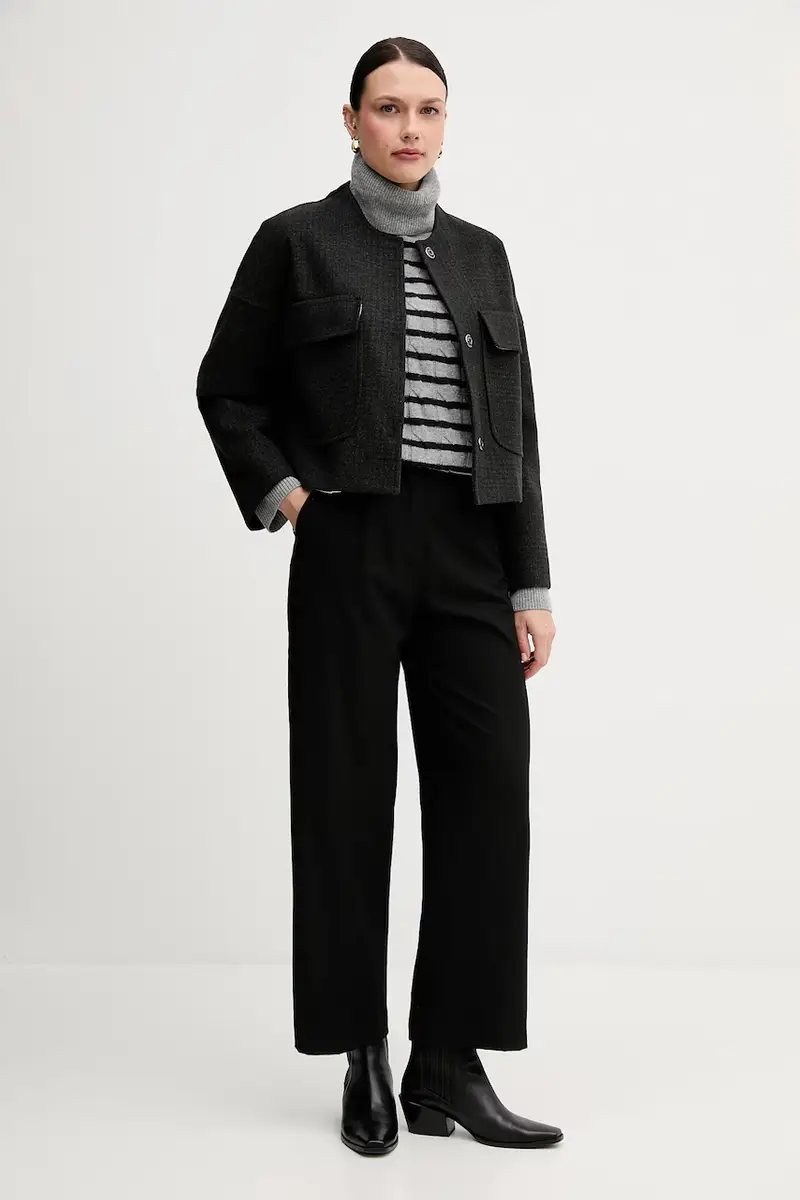 pantaloni donna colore nero 4QIKDF0AC miniatura 2