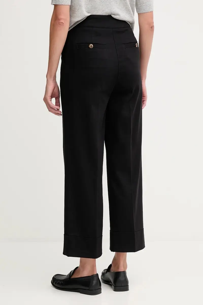 pantaloni donna colore nero 4SJCDF07J miniatura 3