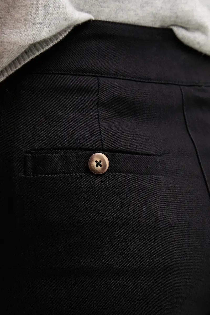 pantaloni donna colore nero 4SJCDF07J miniatura 4