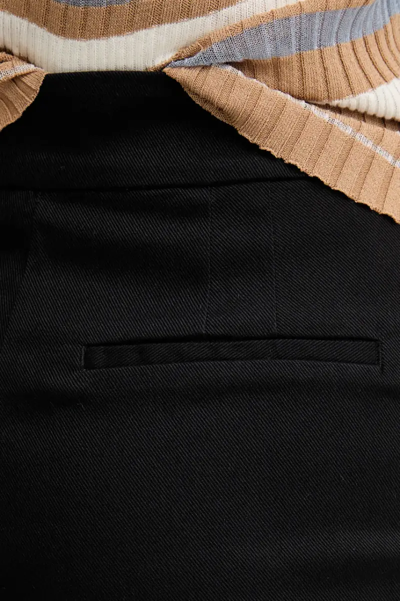 pantaloni donna colore nero 4SJCDF09W miniatura 4