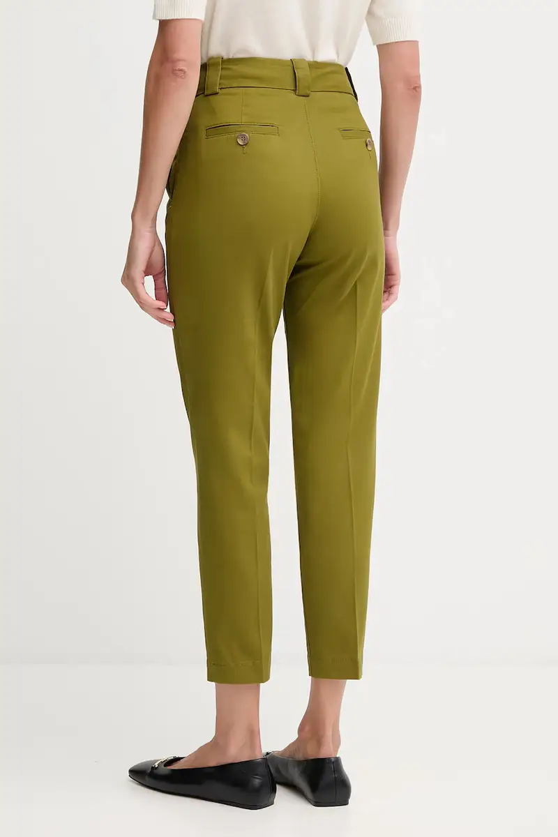 pantaloni donna colore verde 4FRXDF096 miniatura 3
