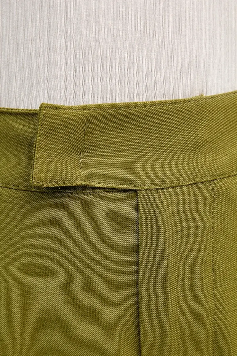 pantaloni donna colore verde 4K3ADF09Z miniatura 4
