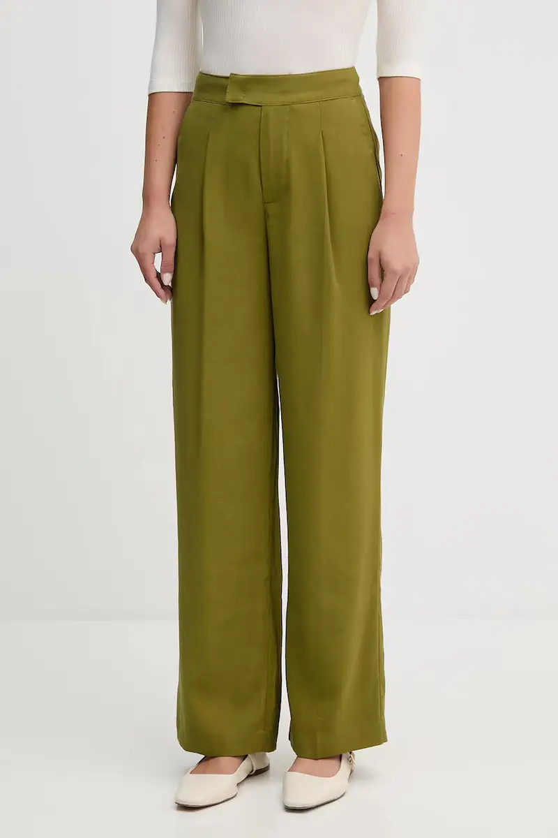 pantaloni donna colore verde 4K3ADF09Z