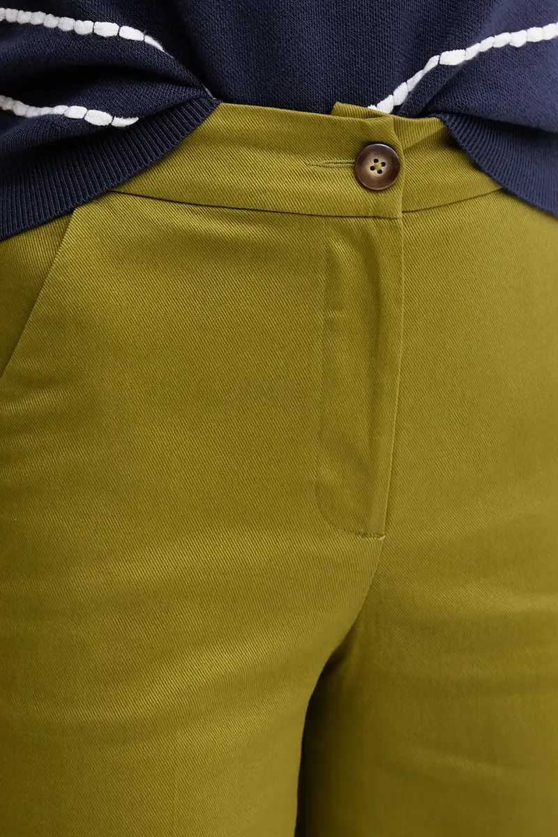 pantaloni donna colore verde 4SJCDF09W miniatura 4