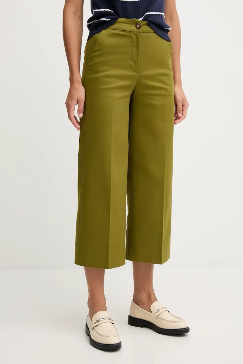 pantaloni donna colore verde 4SJCDF09W