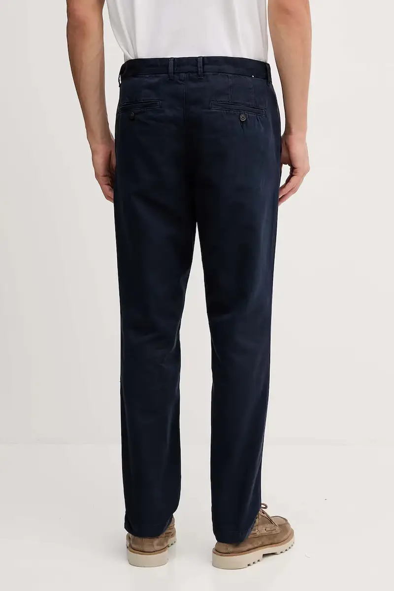 pantaloni in cotone uomo colore blu 4EA5UF05O miniatura 3