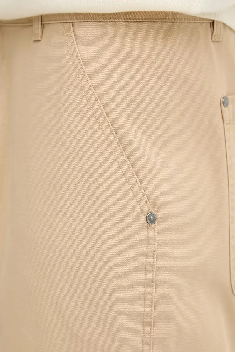 pantaloni in cotone uomo colore marrone 4QHDUF05N miniatura 4