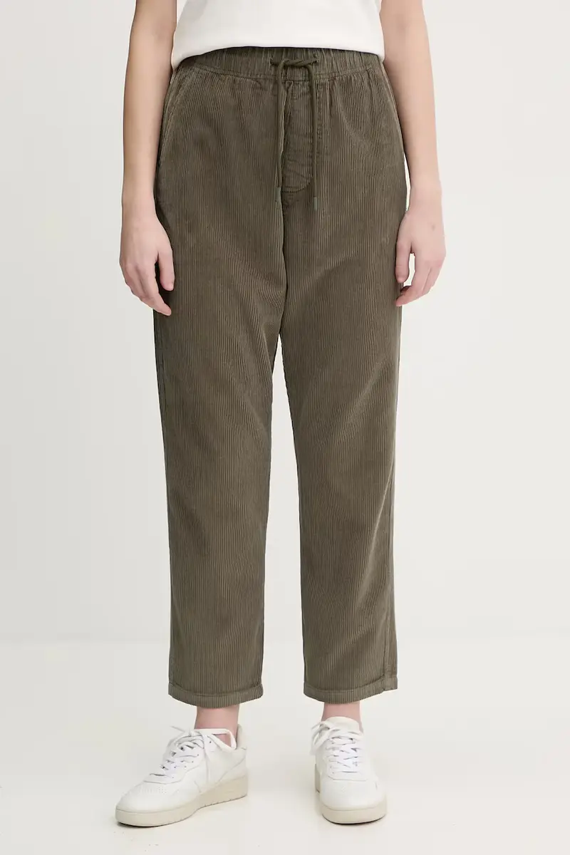 pantaloni in velluto a coste Verde