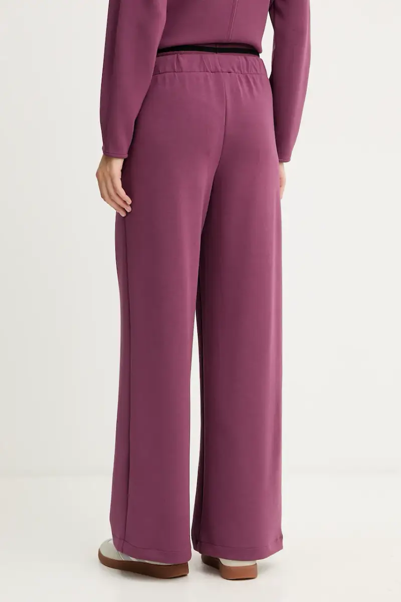 pantaloni tuta colore violetto 3QAFDF01D miniatura 3