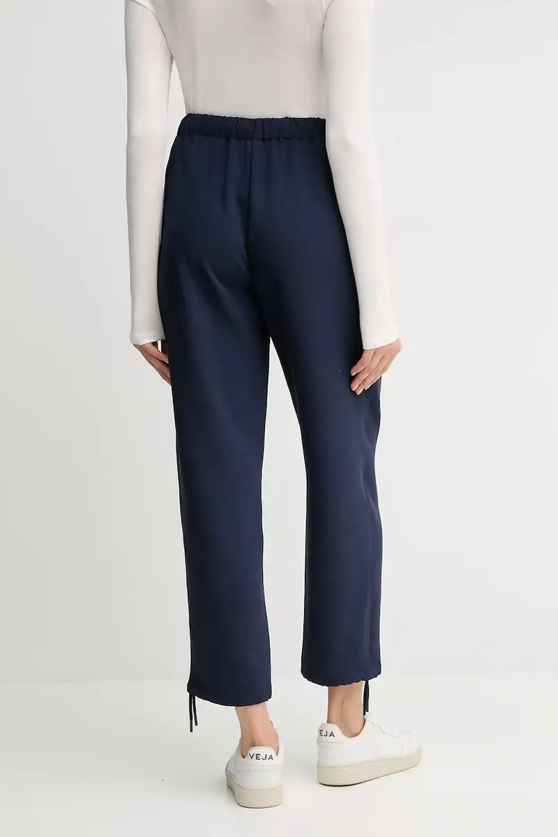 pantaloni tuta donna colore blu navy 40A6DF09V miniatura 2