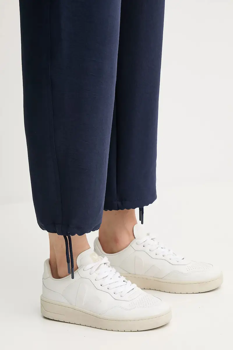 pantaloni tuta donna colore blu navy 40A6DF09V miniatura 3