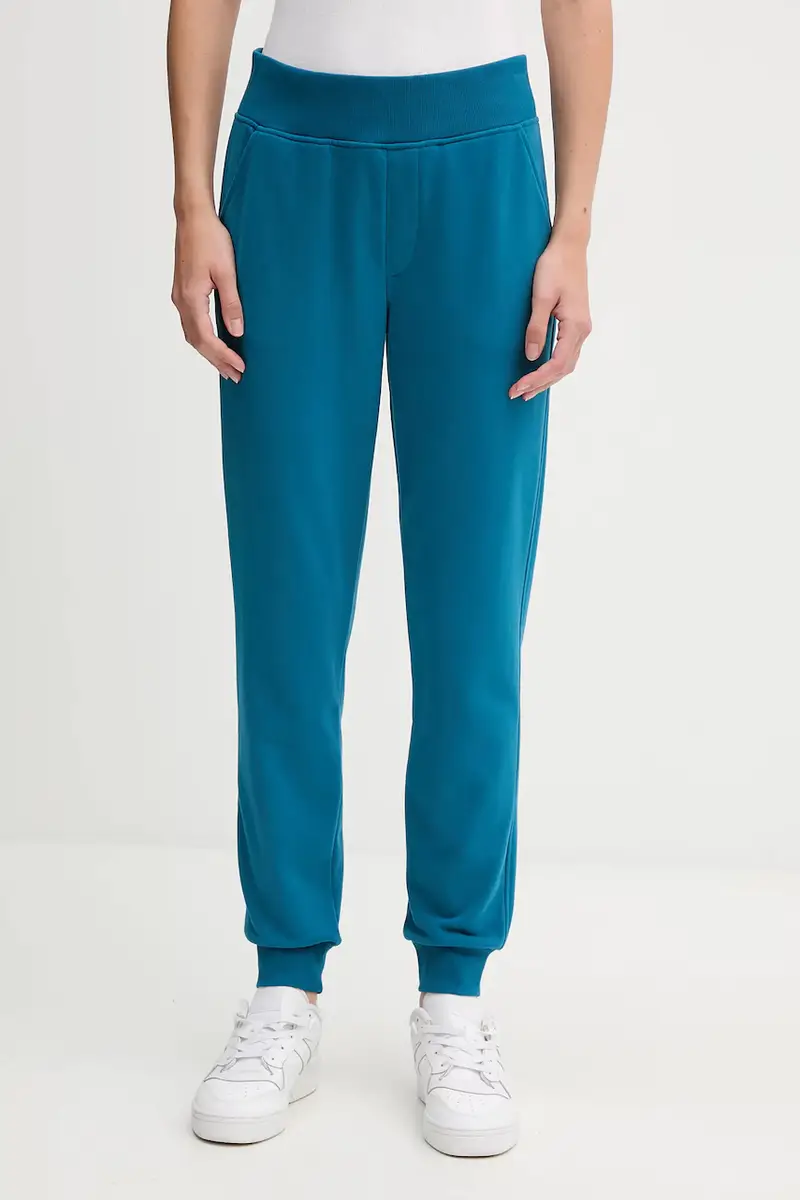 pantaloni tuta donna colore turchese 3WNW3F04R