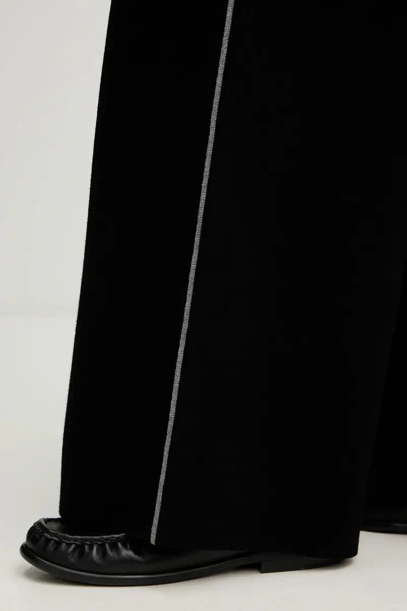 United Colors Of Benetton Pantaloni tuta nero miniatura 5