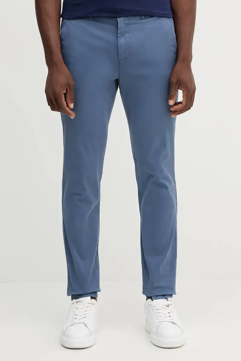 pantaloni uomo colore blu 4TZYUF04P