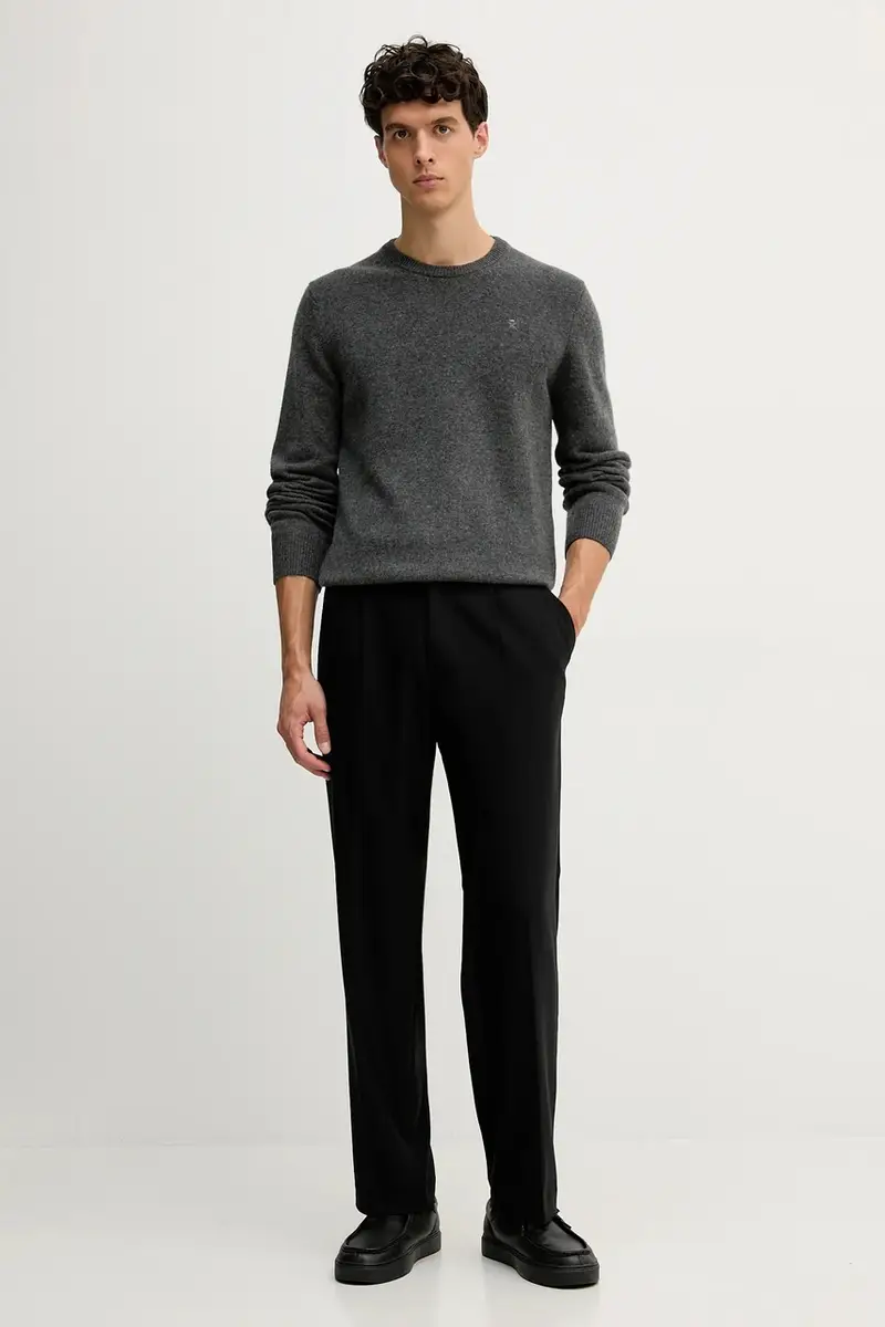 pantaloni uomo colore nero 4OACUF04L miniatura 2