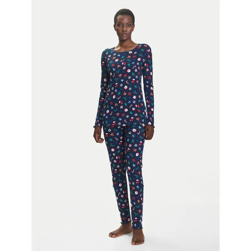 Pigiama 3SUP3P03N Blu scuro Regular Fit