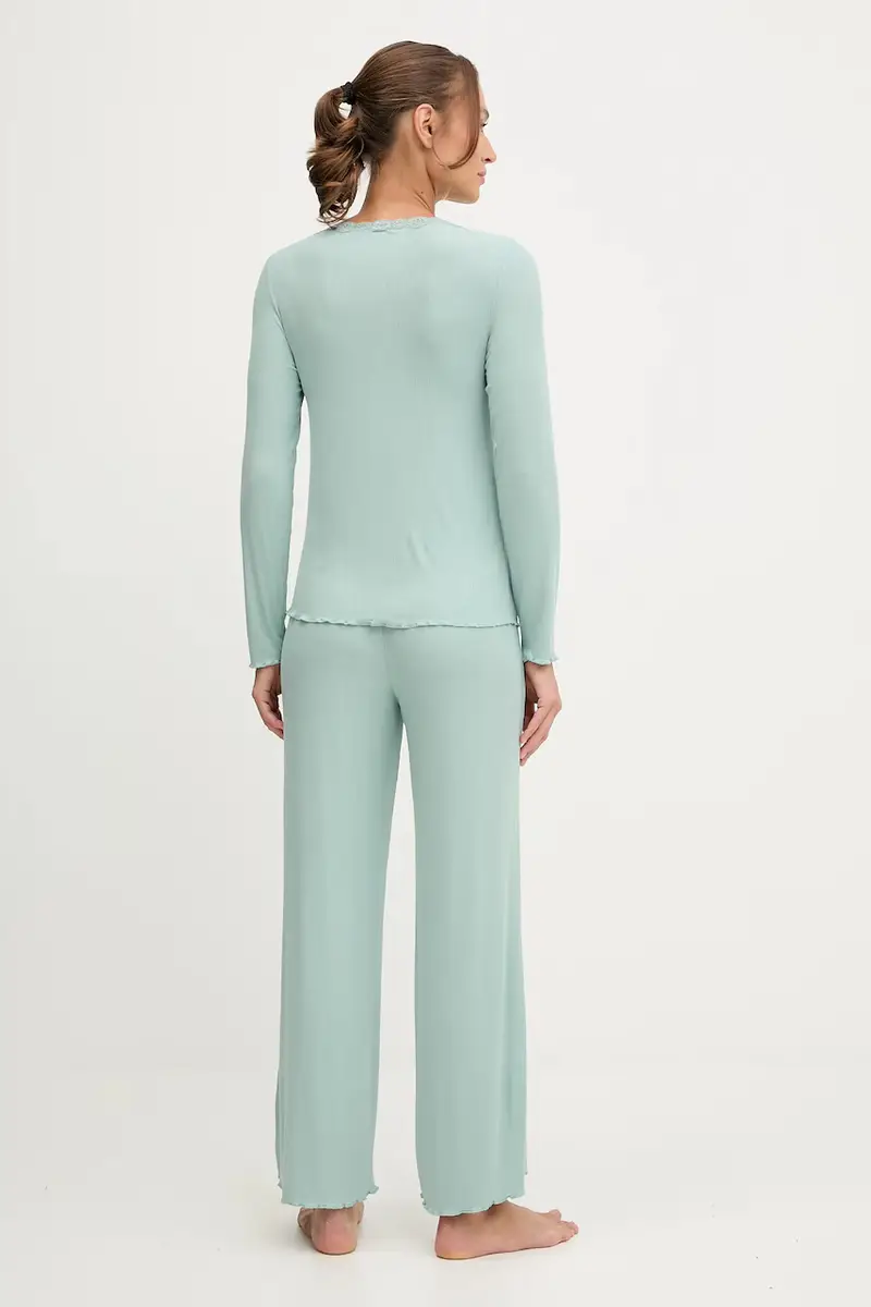 pigiama donna colore turchese 3P2Y3P03Y miniatura 2