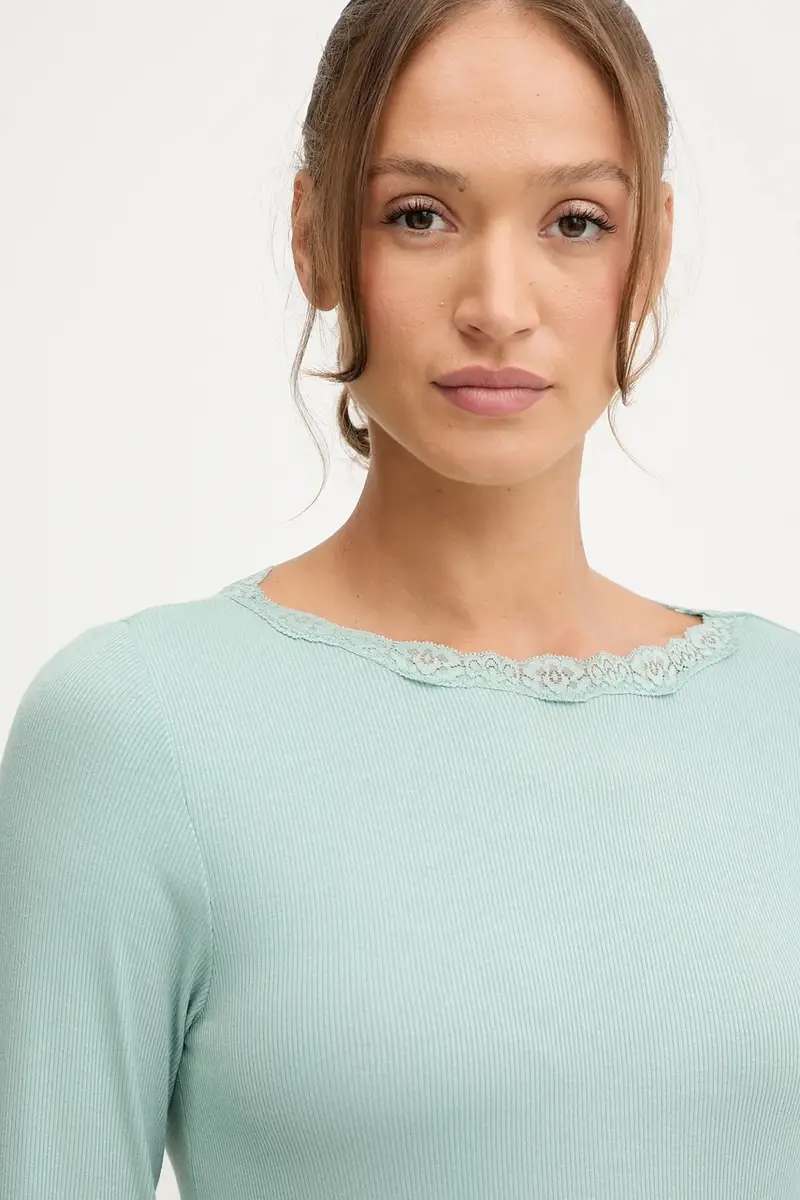 pigiama donna colore turchese 3P2Y3P03Y miniatura 5