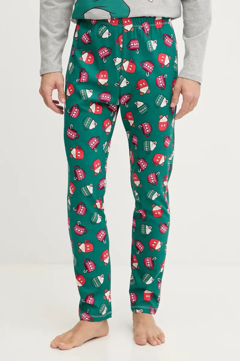 pigiama in lana Grigio miniatura 3