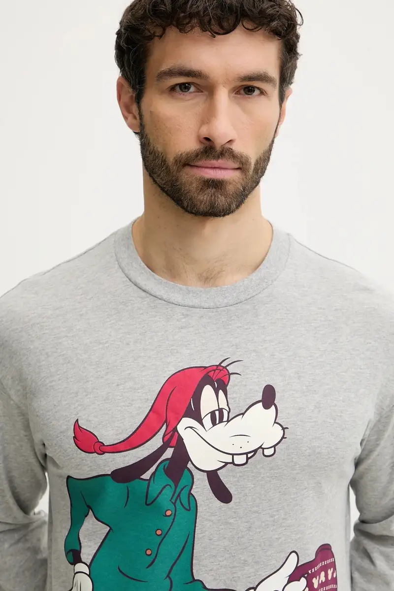 pigiama in lana Grigio miniatura 5