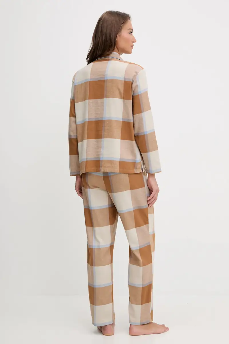 pigiama in lana Marrone miniatura 2