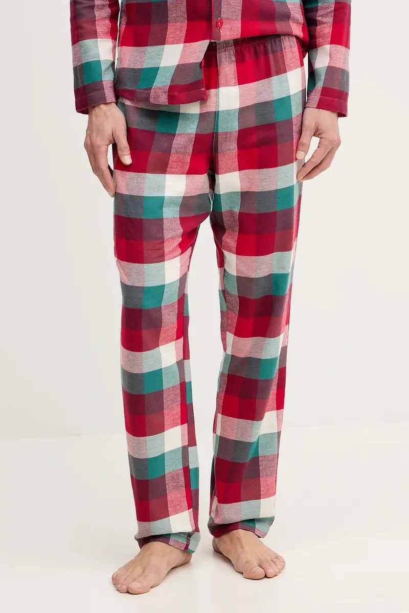 pigiama in lana Rosso miniatura 4