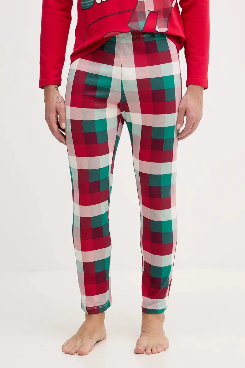 pigiama in lana Rosso miniatura 3