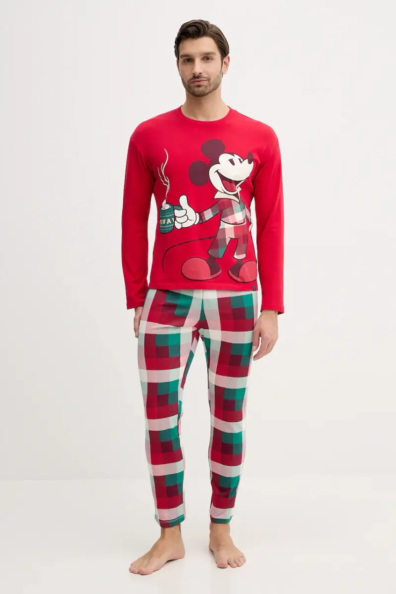 pigiama in lana Rosso