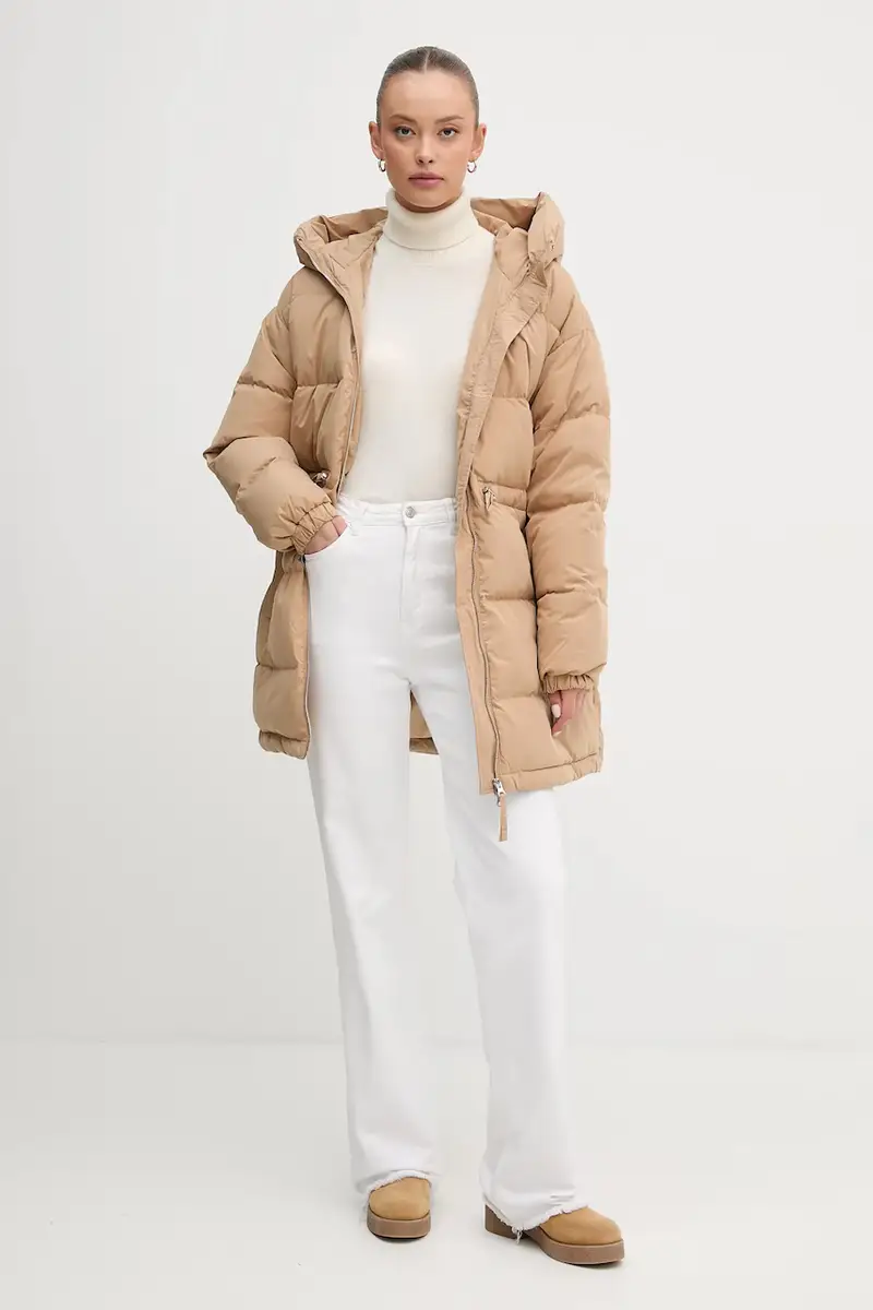 piumino colore marrone 22T6DN087 miniatura 2