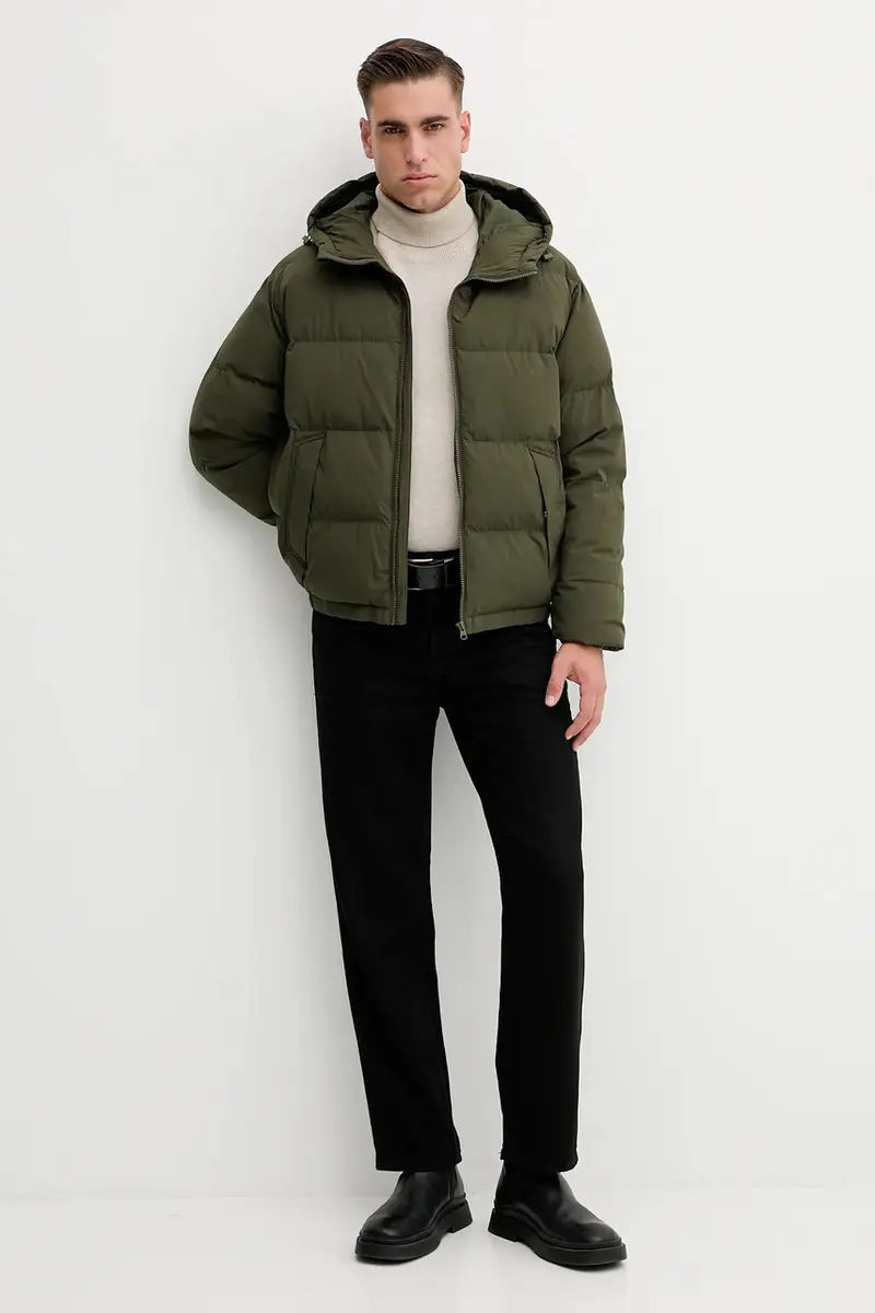 piumino uomo colore nero 2JF8UN05E Verde miniatura 2