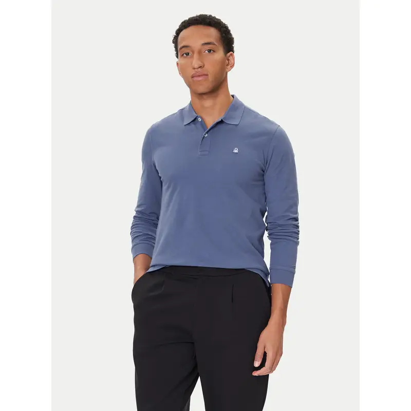 Polo 3089J3204 Blu scuro Regular Fit