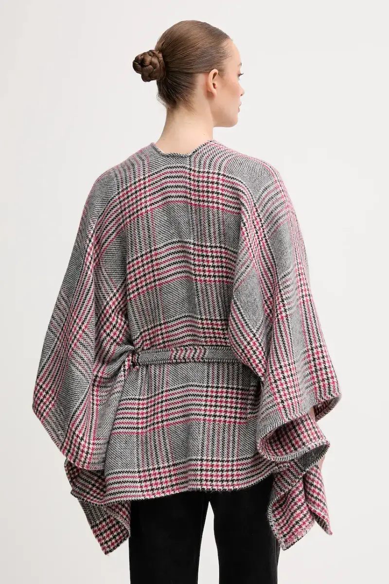 poncho colore grigio 6HKYDU01E miniatura 3