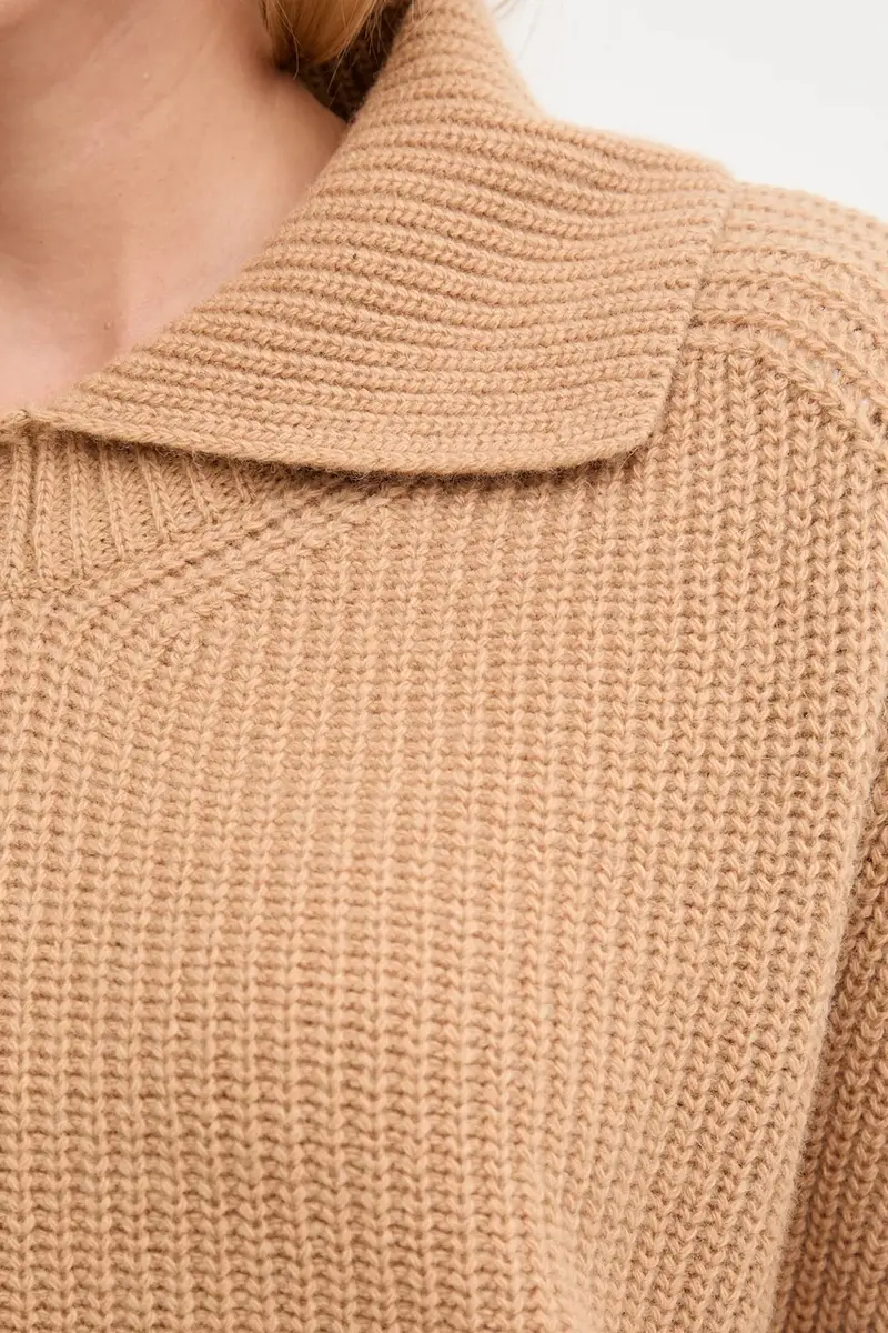 poncho con lana colore verde 1344DU01K miniatura 5