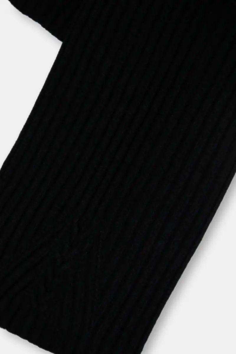 sciarpa in lana Nero miniatura 3