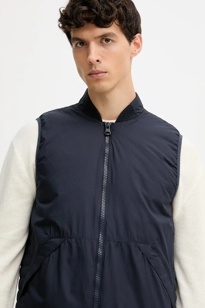 smanicato colore blu navy 2NBPUJ00Q miniatura 4