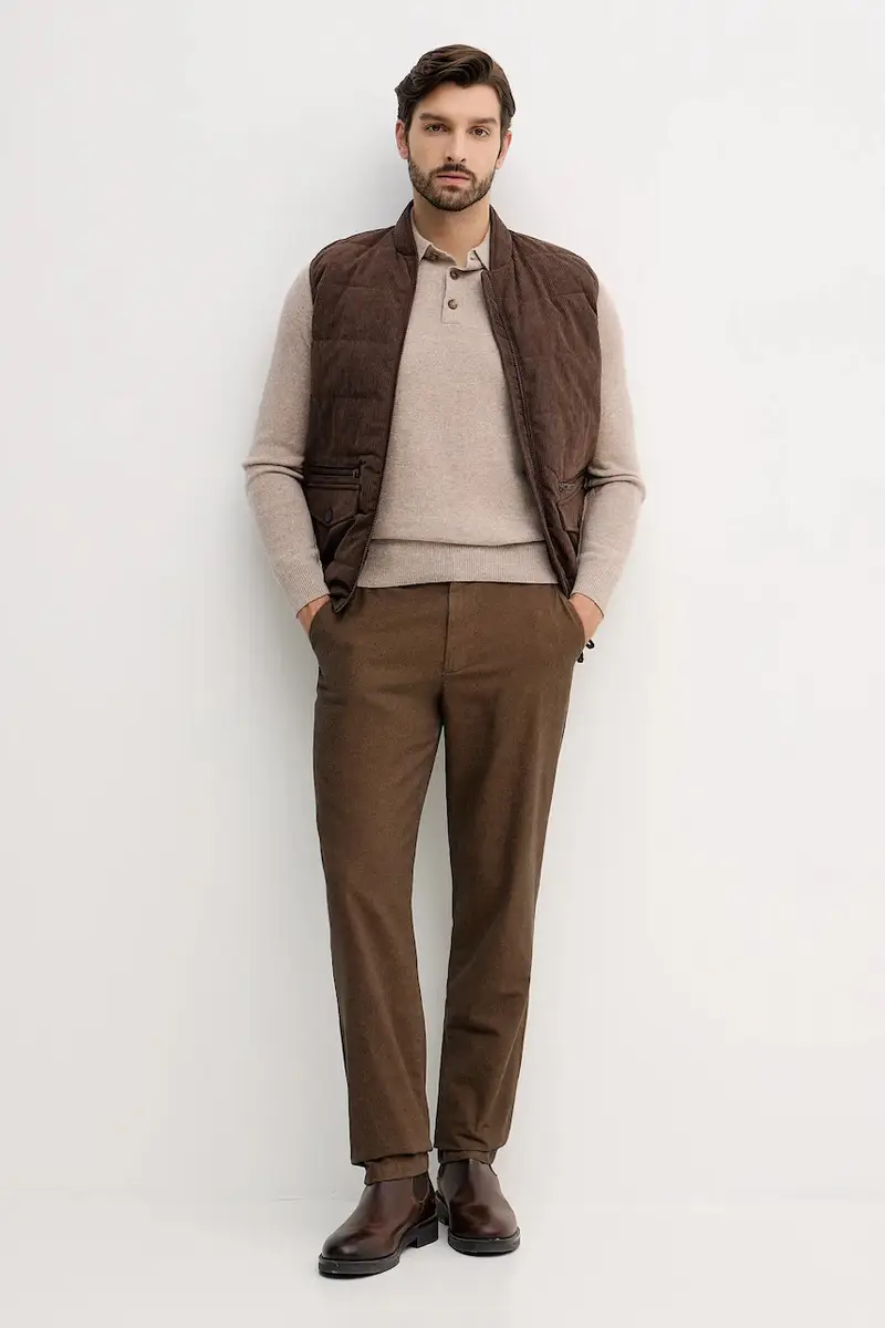 smanicato colore marrone 2EMRUJ00T miniatura 2