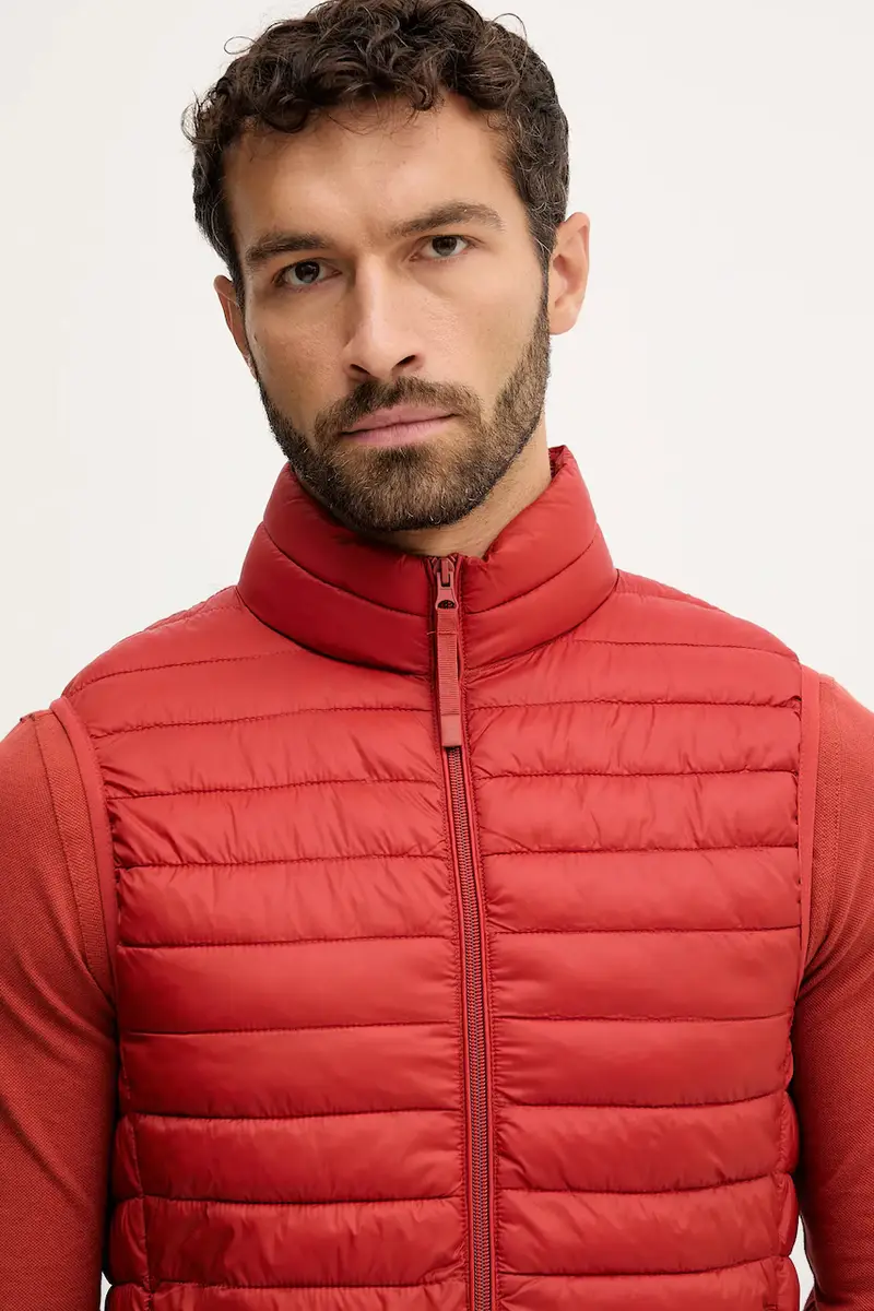 smanicato uomo colore blu navy 2TWDUJ00P Rosso miniatura 4