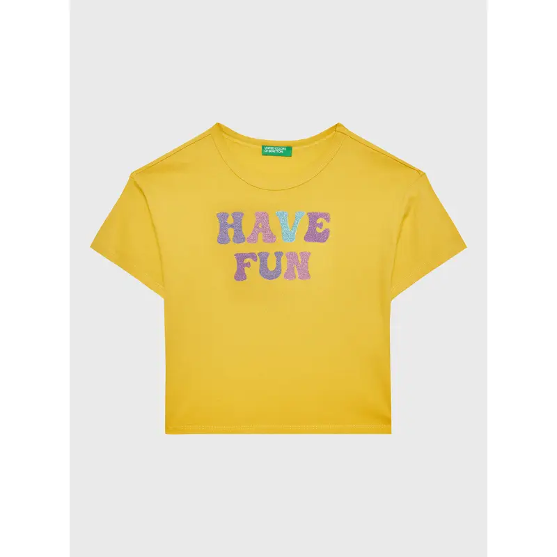 United Colors of Benetton T-shirt Giallo 3201609