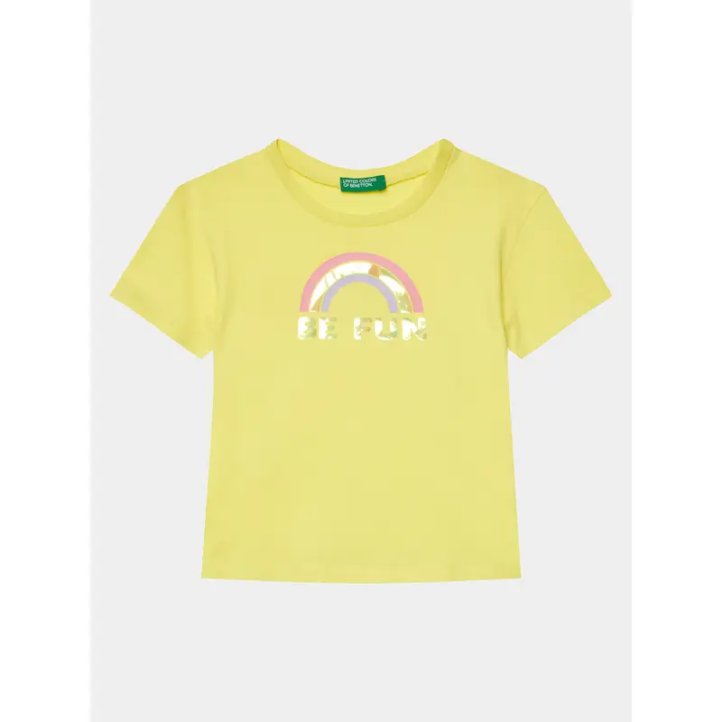 United Colors of Benetton T-shirt Giallo 3205287