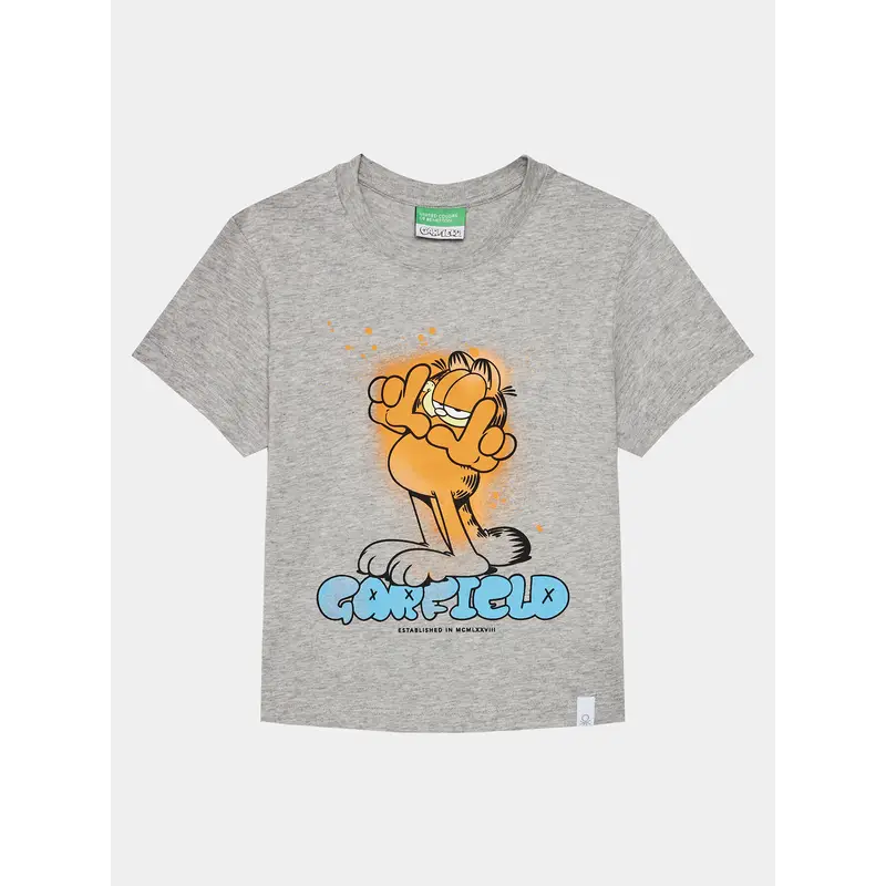 United Colors of Benetton T-shirt Grigio 3206474