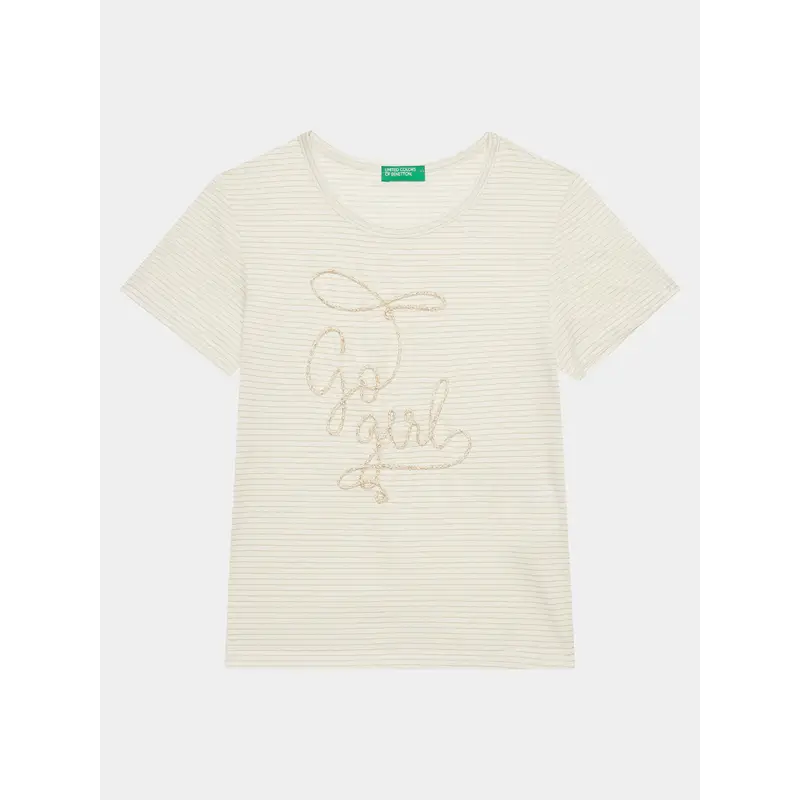 United Colors of Benetton T-shirt Crema 4365629