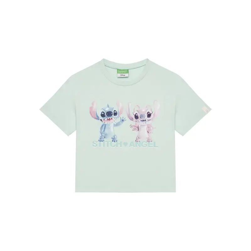 T-shirt 35RYC10MV Verde Boxy Fit