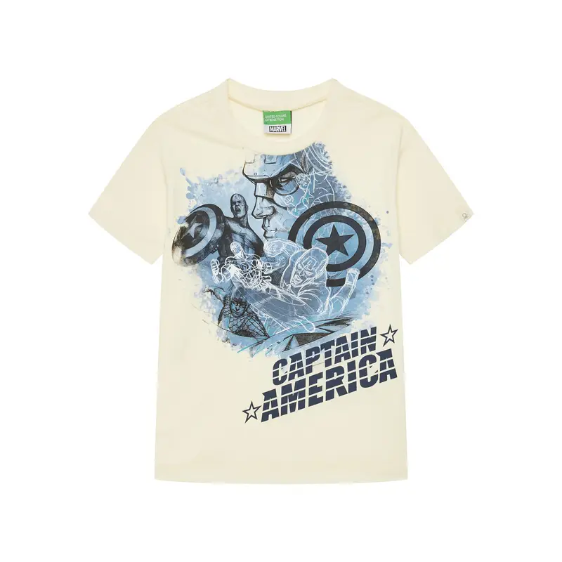 United Colors of Benetton T-shirt Beige 3946688