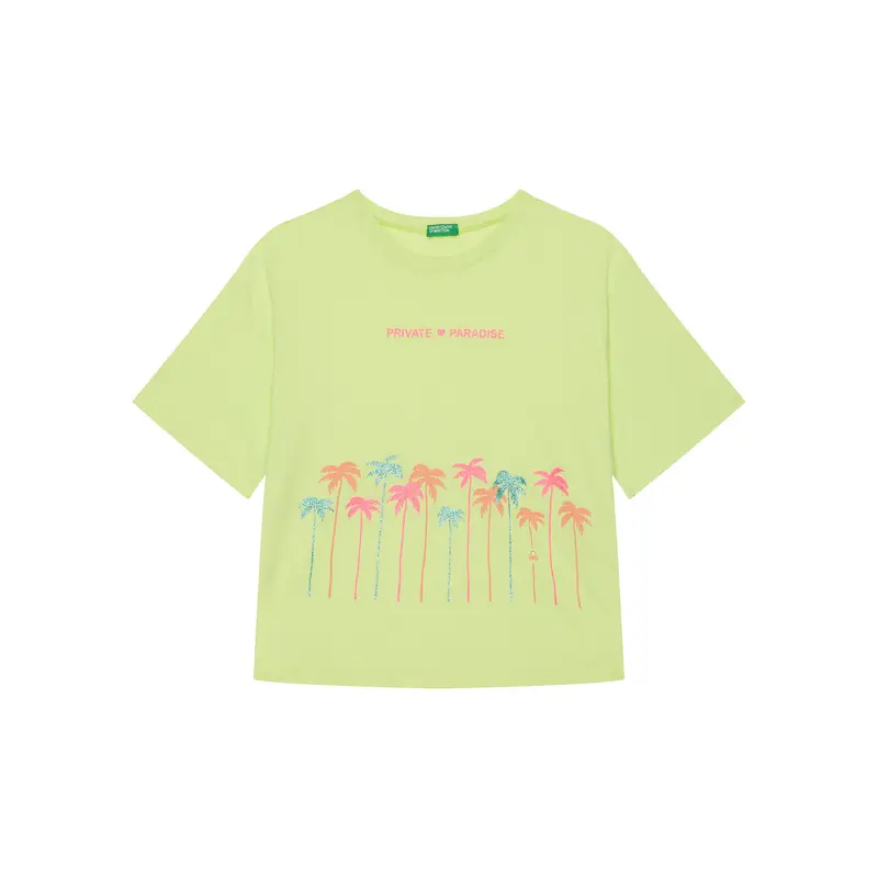 United Colors of Benetton T-shirt Giallo 3221434