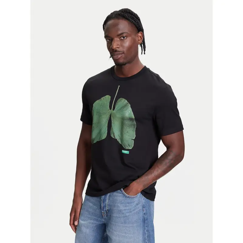 United Colors of Benetton T-shirt Nero 3221065