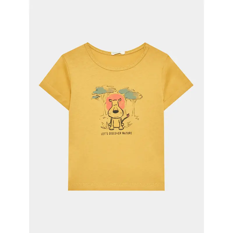 United Colors of Benetton T-shirt Giallo 3202057